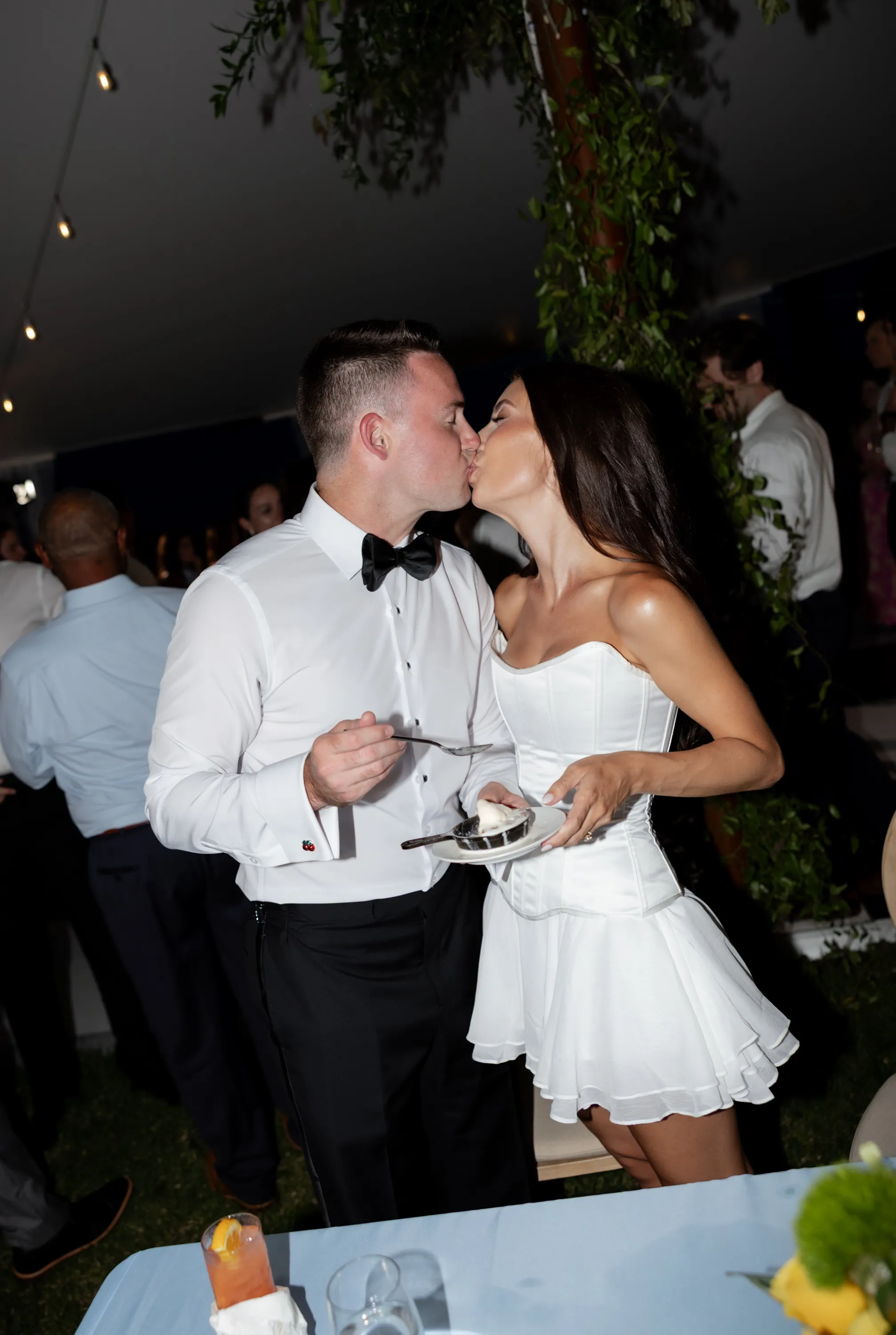 Cake, then a kiss